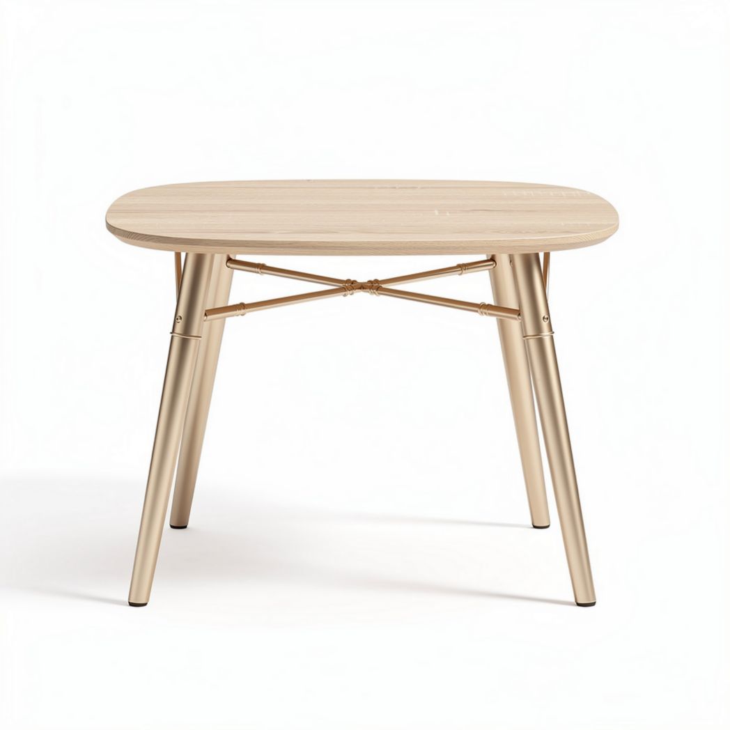 Wooden Coffee Table for Living Room Use – Metal and Wood Construction – 120 x 60 x 75cm
